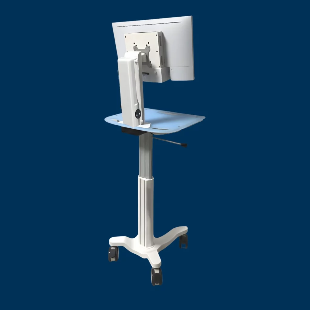 Chariot informatique médical Rcare, Light 4.2, informatisé avec la batterie MPS-03® Pro de Mediantech