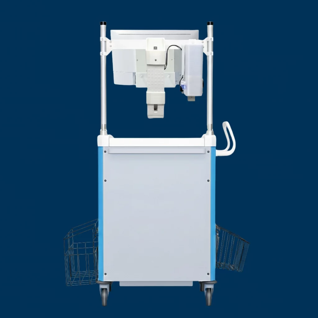 Chariot de soins Praticima informatisé avec la batterie MPS-03® de Mediantech