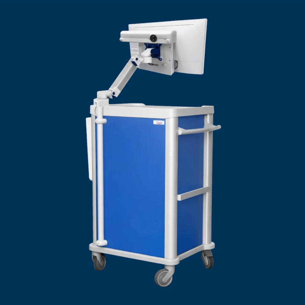 Chariot de soins Villard informatisé avec la batterie MPS-03® de Mediantech